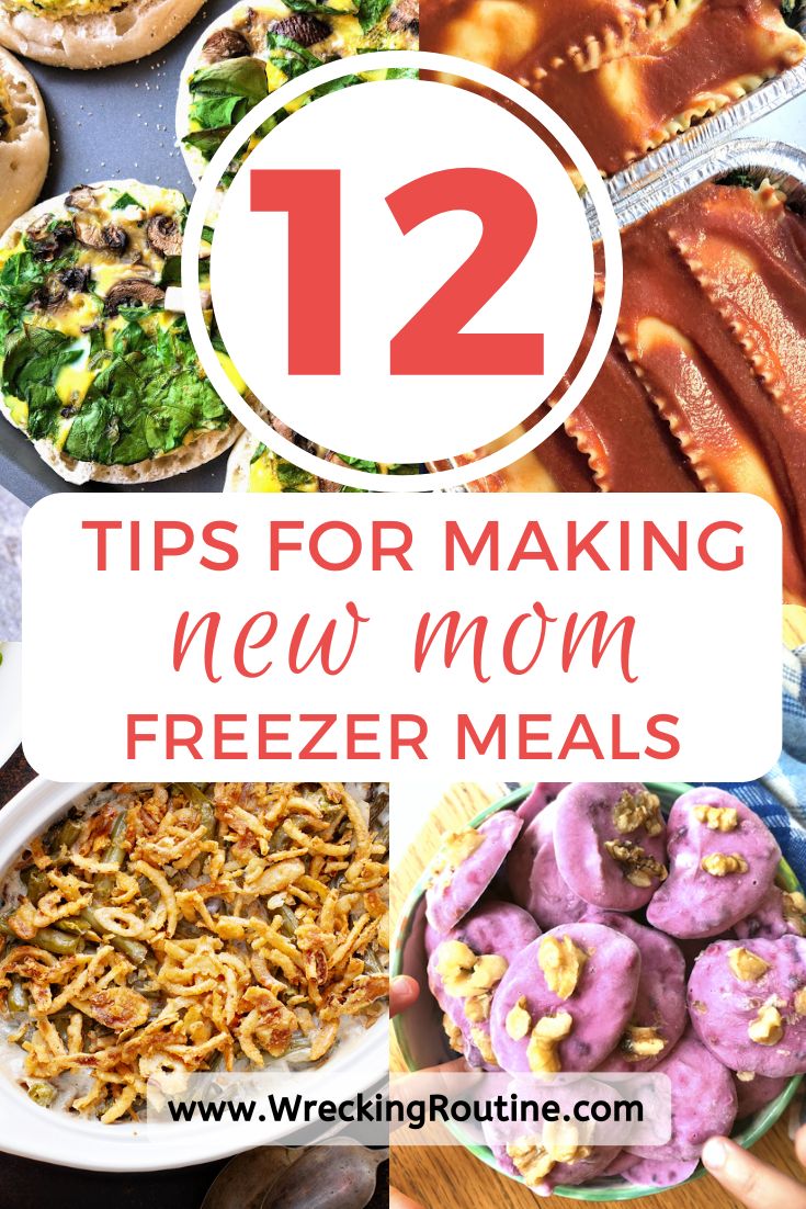12 tips for making new mom freezer meals