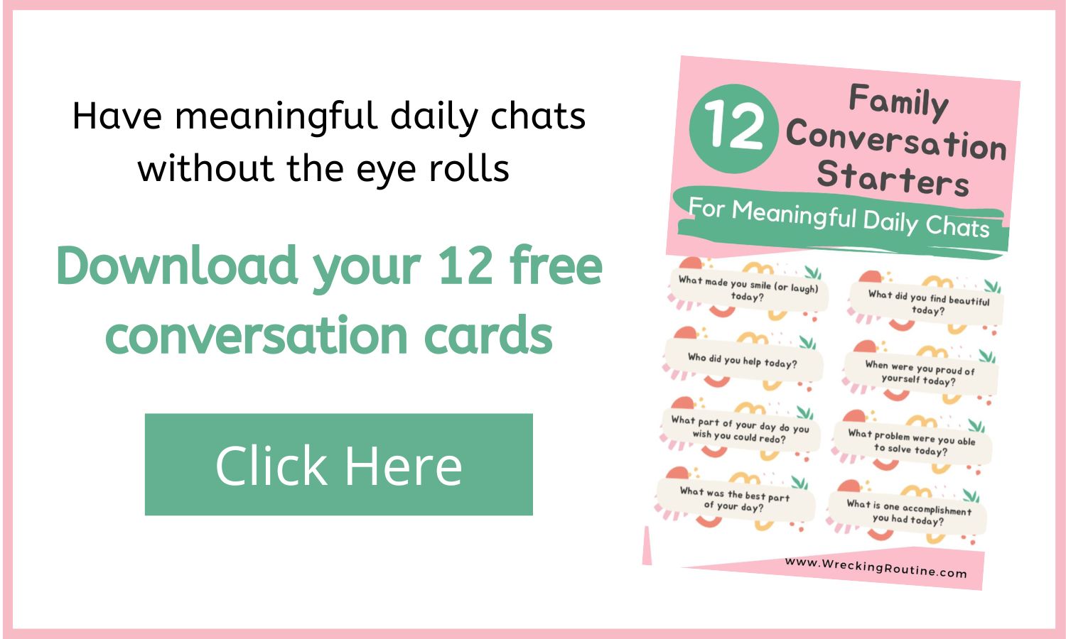 Family conversation starters for meaningful daily chats click here opt in