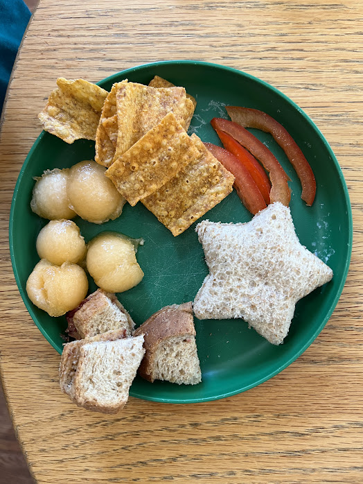 outer space themed lunch for birthday party