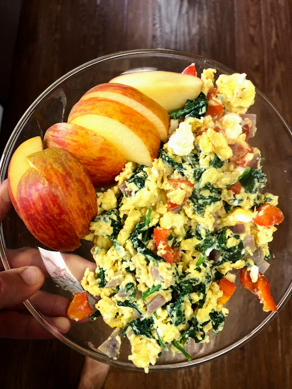 egg scramble to eat more greens