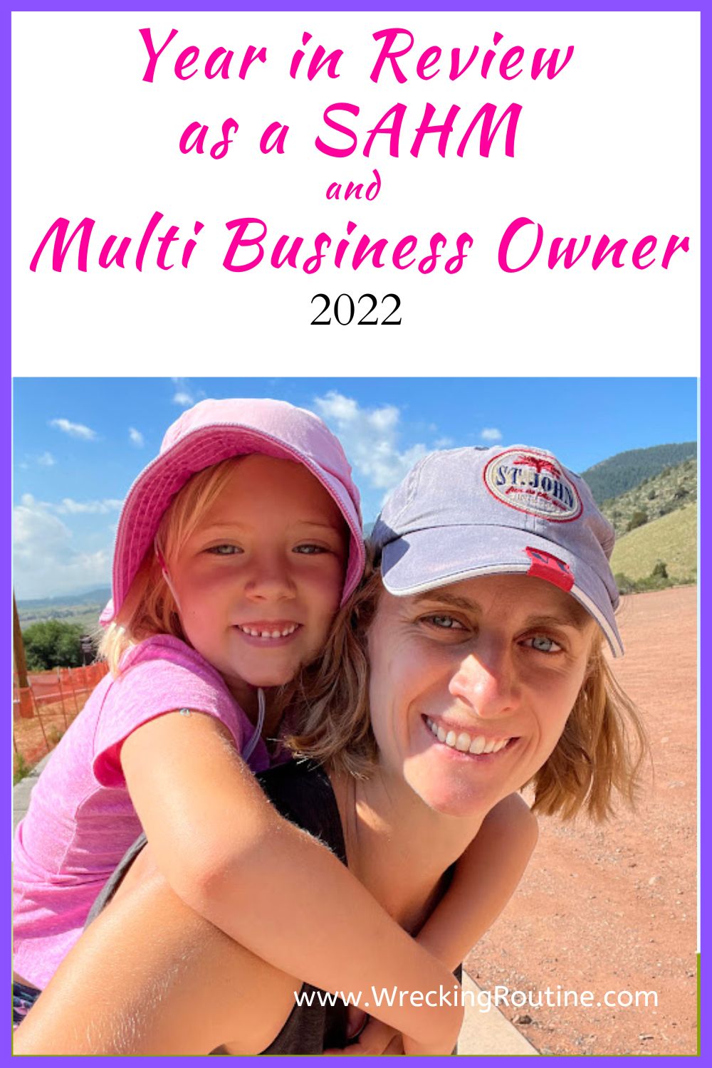 year in review stay at home mom pin image